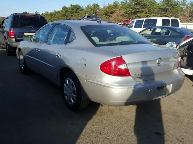 2G4WC582661200135 - 2006 BUICK LACROSSE C GRAY photo 3