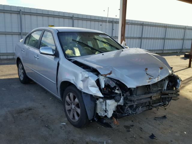 KNAGE123685212166 - 2008 KIA OPTIMA LX SILVER photo 1