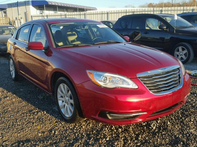 1C3CCBBB5EN171422 - 2014 CHRYSLER 200 TOURIN RED photo 1