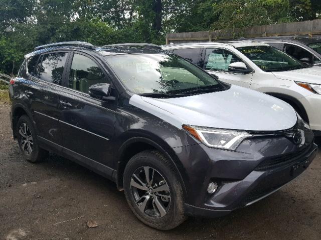 JTMRFREV9JJ738454 - 2018 TOYOTA RAV4 ADVEN GRAY photo 1