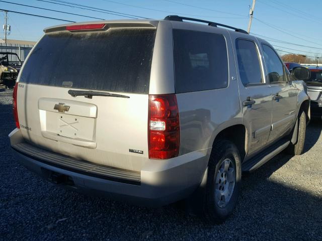 1GNFK13039R201297 - 2009 CHEVROLET TAHOE K150 TAN photo 4