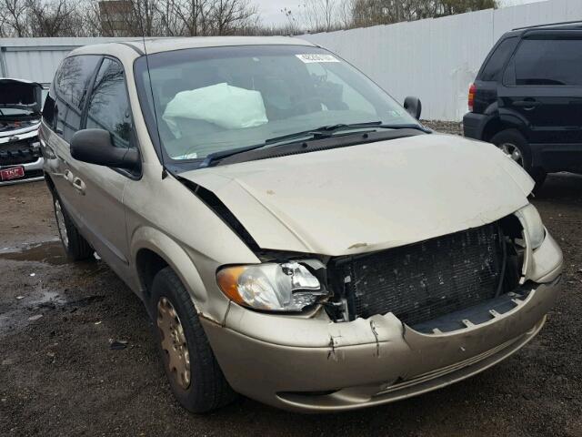 1C8GJ45322B599298 - 2002 CHRYSLER VOYAGER LX GOLD photo 1