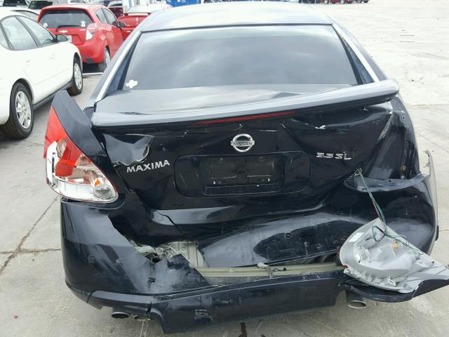 1N4BA41E17C864352 - 2007 NISSAN MAXIMA SE BLACK photo 9