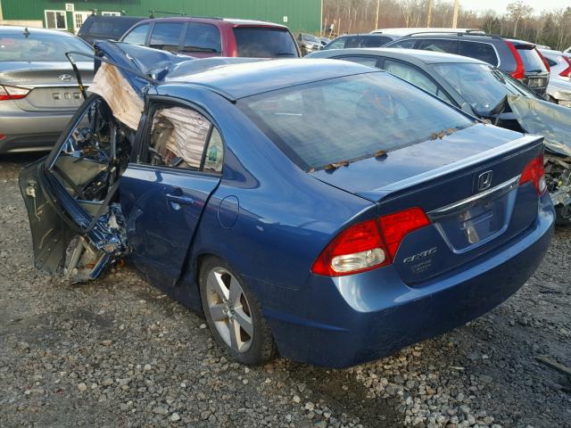 2HGFA1F69AH305682 - 2010 HONDA CIVIC BLUE photo 3