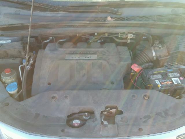 5FNRL38718B029490 - 2008 HONDA ODYSSEY EX BLUE photo 7