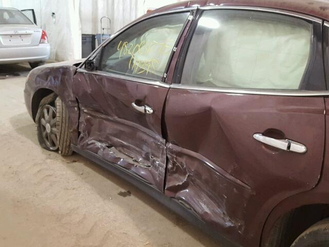 2G4WC582761298124 - 2006 BUICK LACROSSE C BURGUNDY photo 10