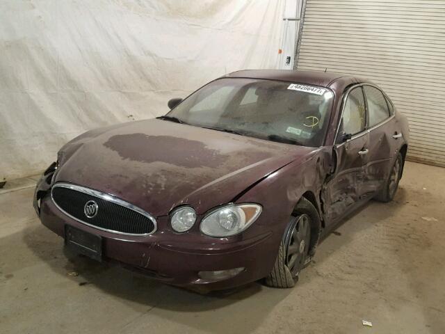 2G4WC582761298124 - 2006 BUICK LACROSSE C BURGUNDY photo 2