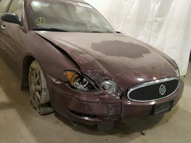 2G4WC582761298124 - 2006 BUICK LACROSSE C BURGUNDY photo 9