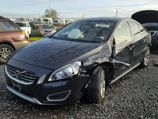 YV1902FHXC2129706 - 2012 VOLVO S60 T6 BLACK photo 2