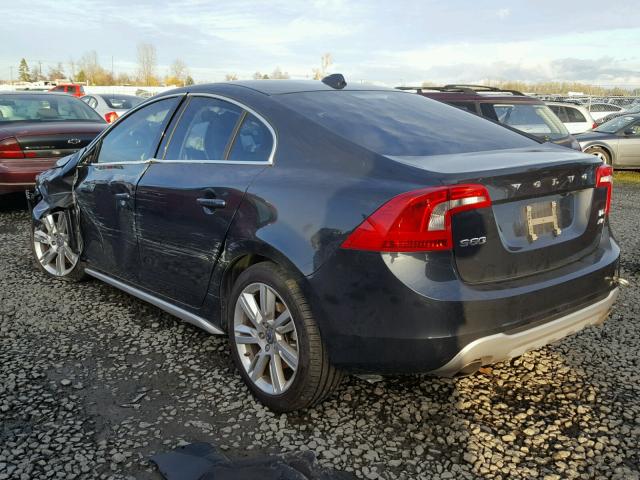 YV1902FHXC2129706 - 2012 VOLVO S60 T6 BLACK photo 3