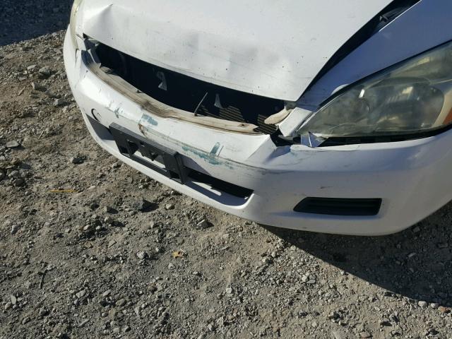 1HGCM56777A080227 - 2007 HONDA ACCORD EX WHITE photo 9