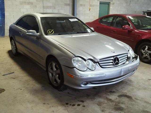 WDBTJ65J85F143327 - 2005 MERCEDES-BENZ CLK 320C GRAY photo 1