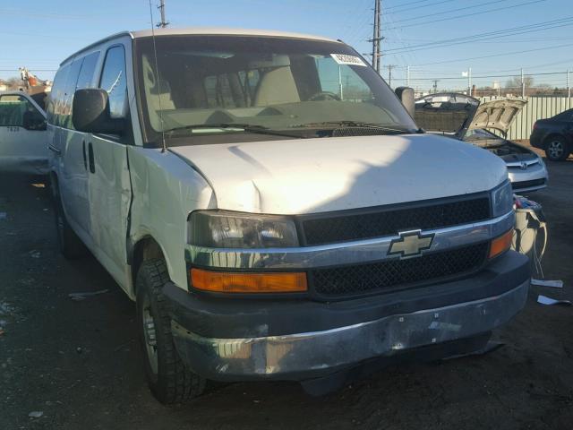 1GAZGYFG4E1180728 - 2014 CHEVROLET EXPRESS G3 WHITE photo 1