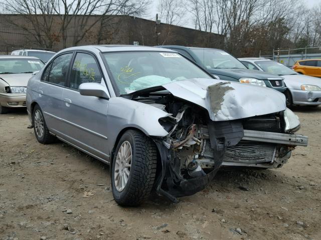 2HGES26795H540385 - 2005 HONDA CIVIC EX SILVER photo 1