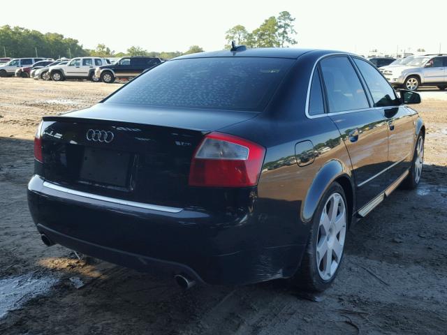 WAUPL68E05A021826 - 2005 AUDI S4 BLACK photo 4