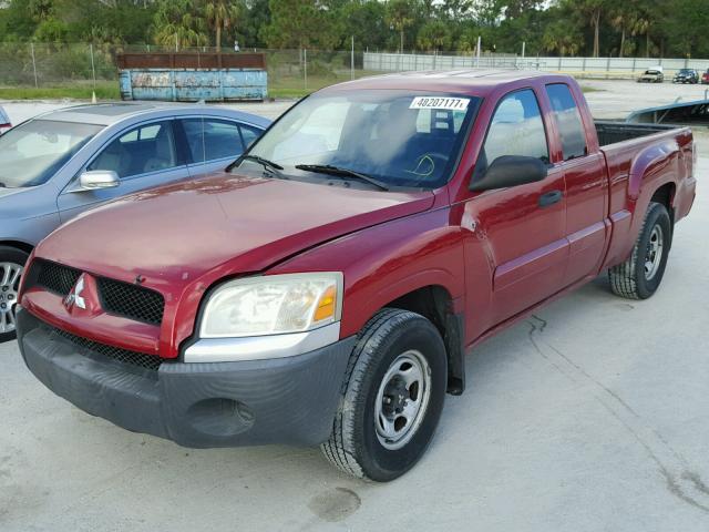 1Z7HC22K96S540114 - 2006 MITSUBISHI RAIDER LS BURGUNDY photo 2