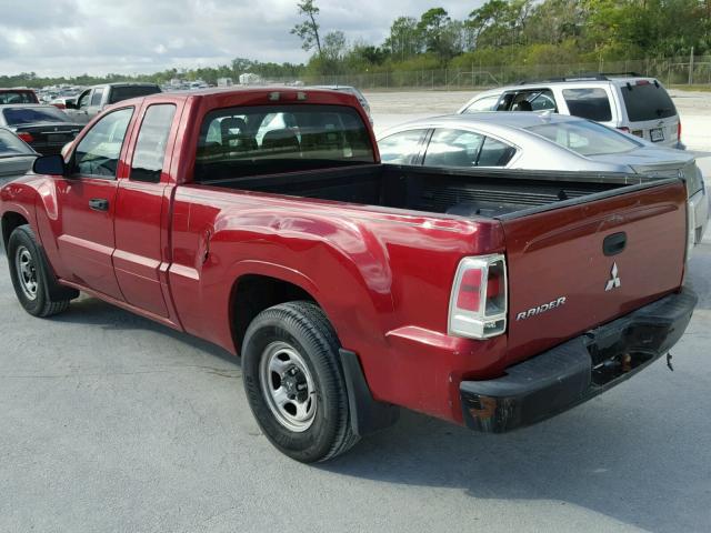 1Z7HC22K96S540114 - 2006 MITSUBISHI RAIDER LS BURGUNDY photo 3