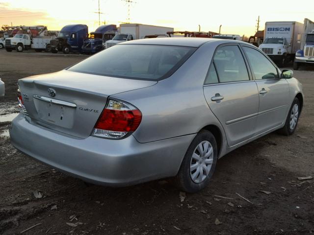 4T1BE30K96U154247 - 2006 TOYOTA CAMRY LE SILVER photo 4