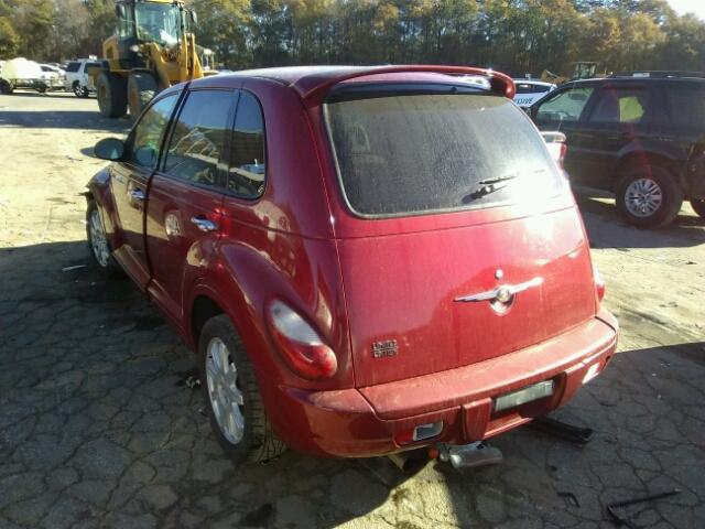 3A8FY68B76T207517 - 2006 CHRYSLER PT CRUISER RED photo 3