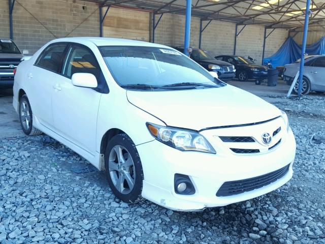 5YFBU4EE4DP139360 - 2013 TOYOTA COROLLA BA WHITE photo 1