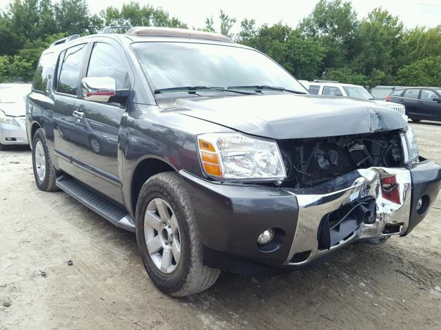 5N1AA08A64N744821 - 2004 NISSAN ARMADA SE GRAY photo 1