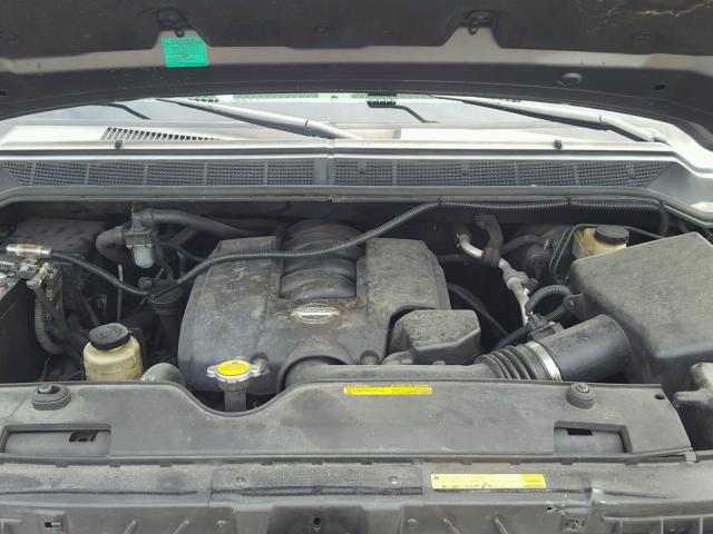 5N1AA08A64N744821 - 2004 NISSAN ARMADA SE GRAY photo 7