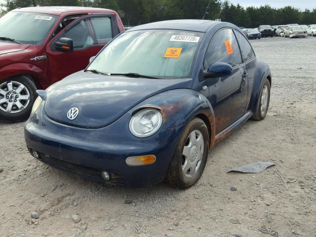 3VWCB21C91M475167 - 2001 VOLKSWAGEN NEW BEETLE Mavi foto 2