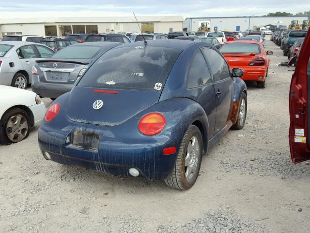 3VWCB21C91M475167 - 2001 VOLKSWAGEN NEW BEETLE Mavi foto 4