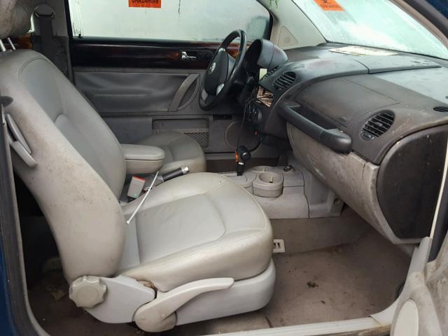 3VWCB21C91M475167 - 2001 VOLKSWAGEN NEW BEETLE Mavi foto 5
