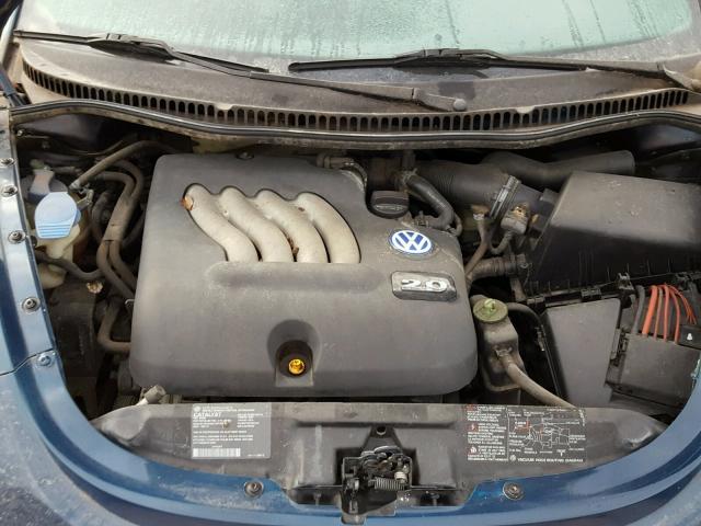 3VWCB21C91M475167 - 2001 VOLKSWAGEN NEW BEETLE Mavi foto 7
