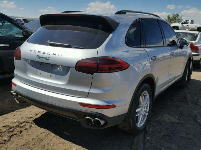 WP1AE2A27GLA59524 - 2016 PORSCHE CAYENNE SE SILVER photo 4