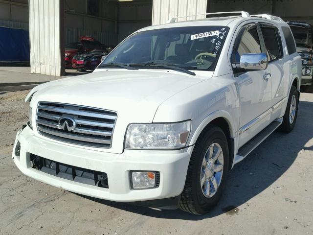 5N3AA08C26N801091 - 2006 INFINITI QX56 WHITE photo 2