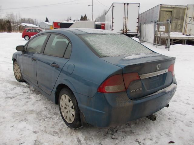 2HGFA1E26AH041836 - 2010 HONDA CIVIC DX BLUE photo 3