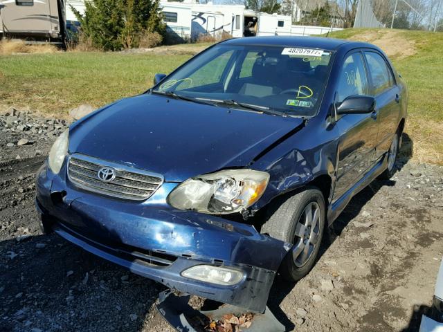 2T1BR32E67C844679 - 2007 TOYOTA COROLLA CE BLUE photo 2