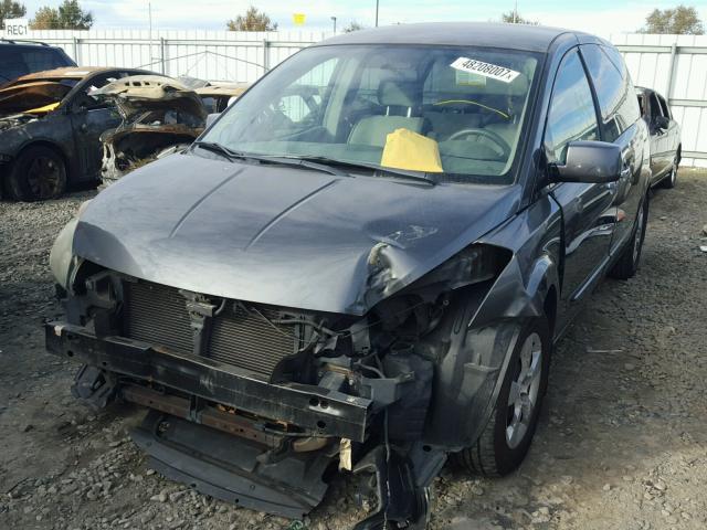 5N1BV28U07N116708 - 2007 NISSAN QUEST S GRAY photo 2