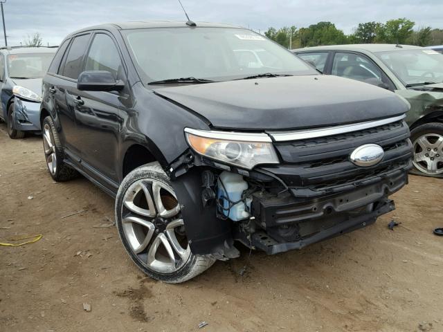 2FMDK3AKXCBA42767 - 2012 FORD EDGE SPORT BLACK photo 1