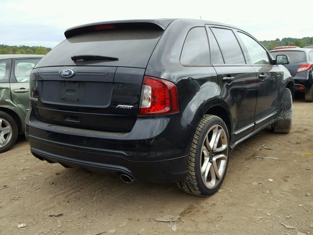 2FMDK3AKXCBA42767 - 2012 FORD EDGE SPORT BLACK photo 4