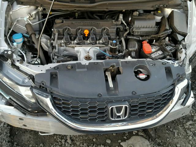 19XFB2F53FE288146 - 2015 HONDA CIVIC LX SILVER photo 7