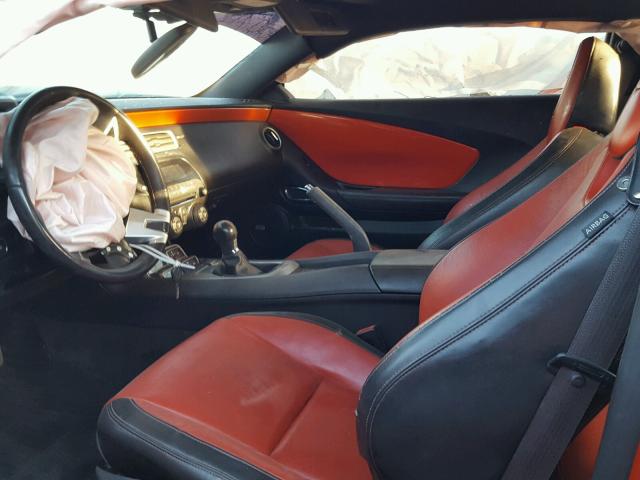 2G1FT1EW3A9144789 - 2010 CHEVROLET CAMARO SS Naranja foto 5
