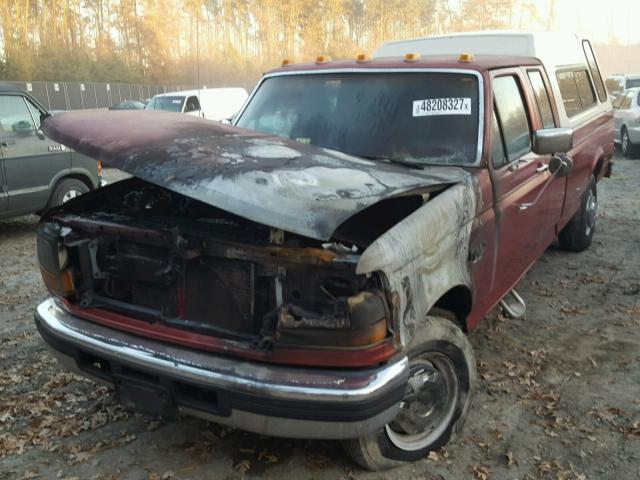 1FTHX25F9TEA63337 - 1996 FORD F250 RED photo 2