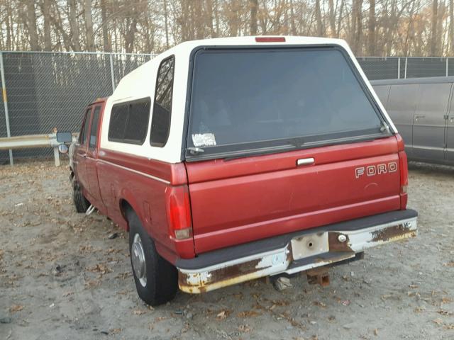 1FTHX25F9TEA63337 - 1996 FORD F250 红色 照片 3