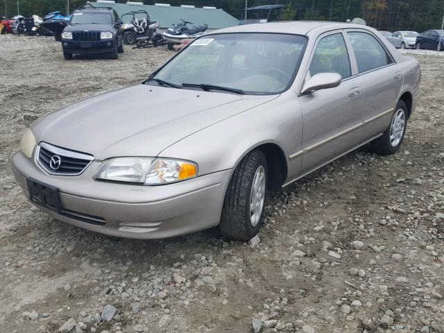 1YVGF22C125264862 - 2002 MAZDA 626 LX TAN photo 2