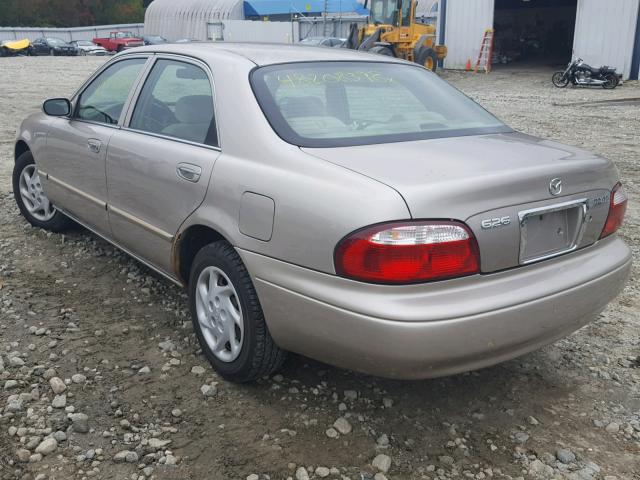 1YVGF22C125264862 - 2002 MAZDA 626 LX TAN photo 3