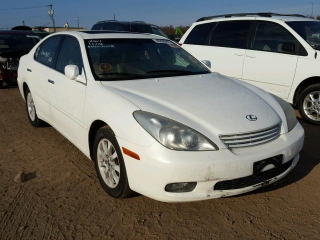 JTHBA30G345000098 - 2004 LEXUS ES 330 WHITE photo 1