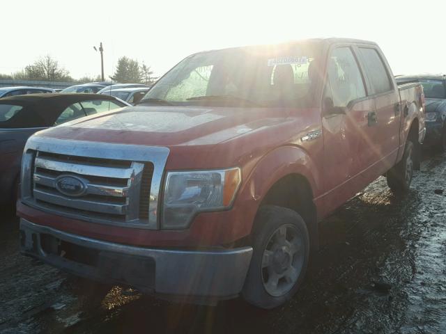 1FTFW1EV3AFA25038 - 2010 FORD F150 SUPER RED photo 2