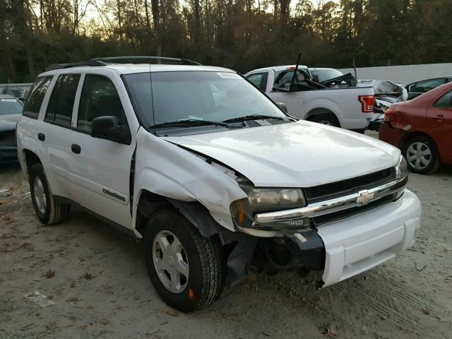 1GNDS13S622343098 - 2002 CHEVROLET TRAILBLAZE WHITE photo 1