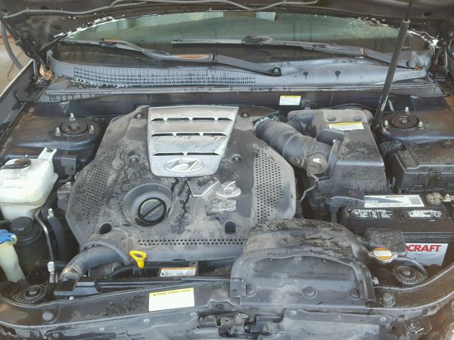 5NPEU46F17H161161 - 2007 HYUNDAI SONATA SE BLACK photo 7