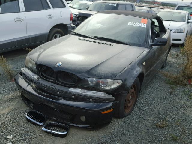 WBABW33434PL25999 - 2004 BMW 325 CI BLACK photo 2