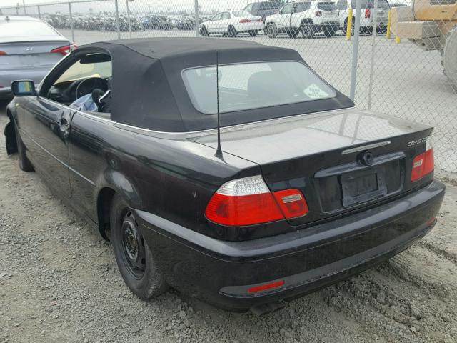 WBABW33434PL25999 - 2004 BMW 325 CI BLACK photo 3