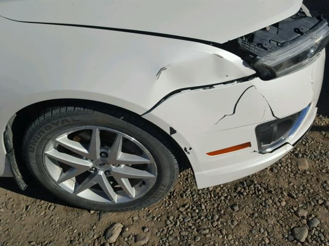 3FAHP0JA5CR135748 - 2012 FORD FUSION SEL WHITE photo 10